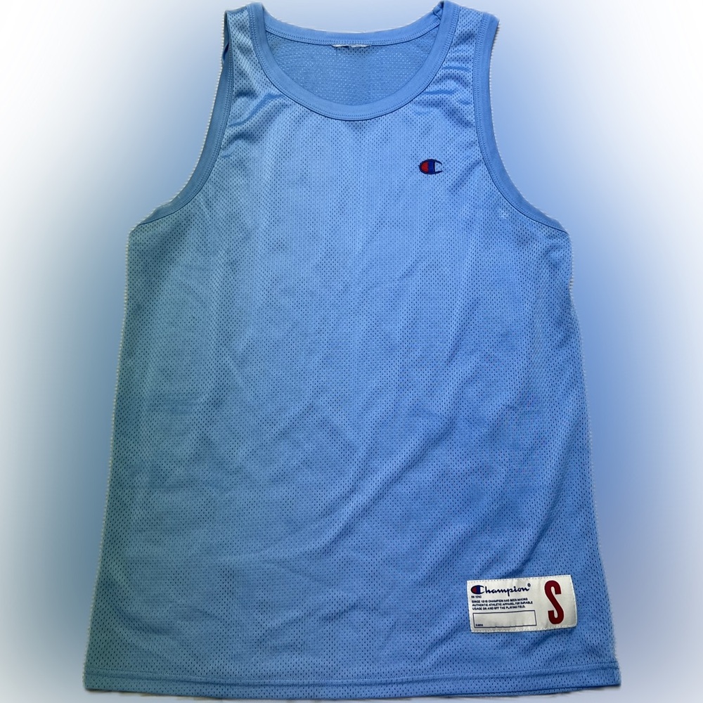 Men’s Champion Blue Mesh Athletic Tank